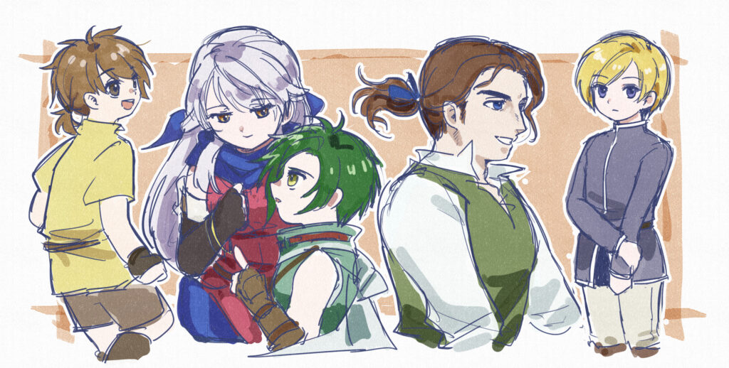 昔な暁の団のみなさまはこんなカンジ？